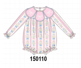 Pink Pearl Bow Floral Bubble