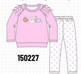 Pink Milk Cookies Ruffle Set