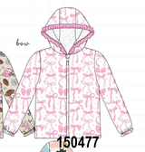 Pink Bow Ruffle Raincoat
