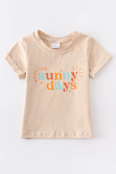 Beige "sunny days" top mommy&me